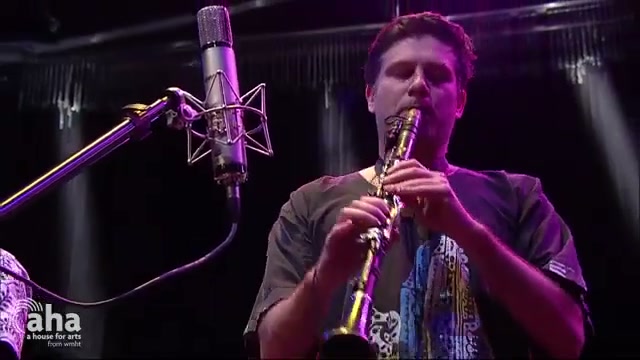 Jonathan Greene performing clarinet during AHA913 Performance Heard Flyway